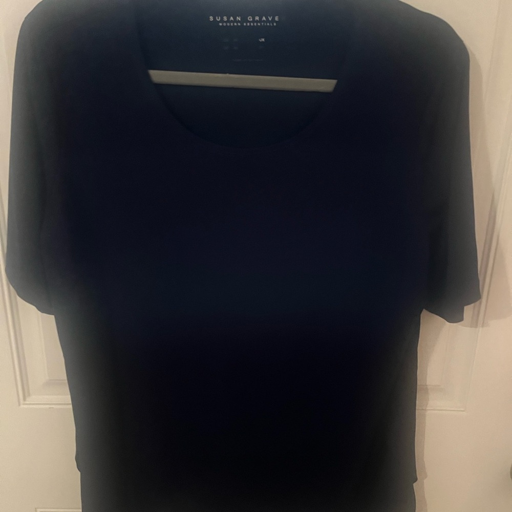 Susan Graver Modern Essentials Women's Navy Blue, Pink and Purple Tops 10.00each
